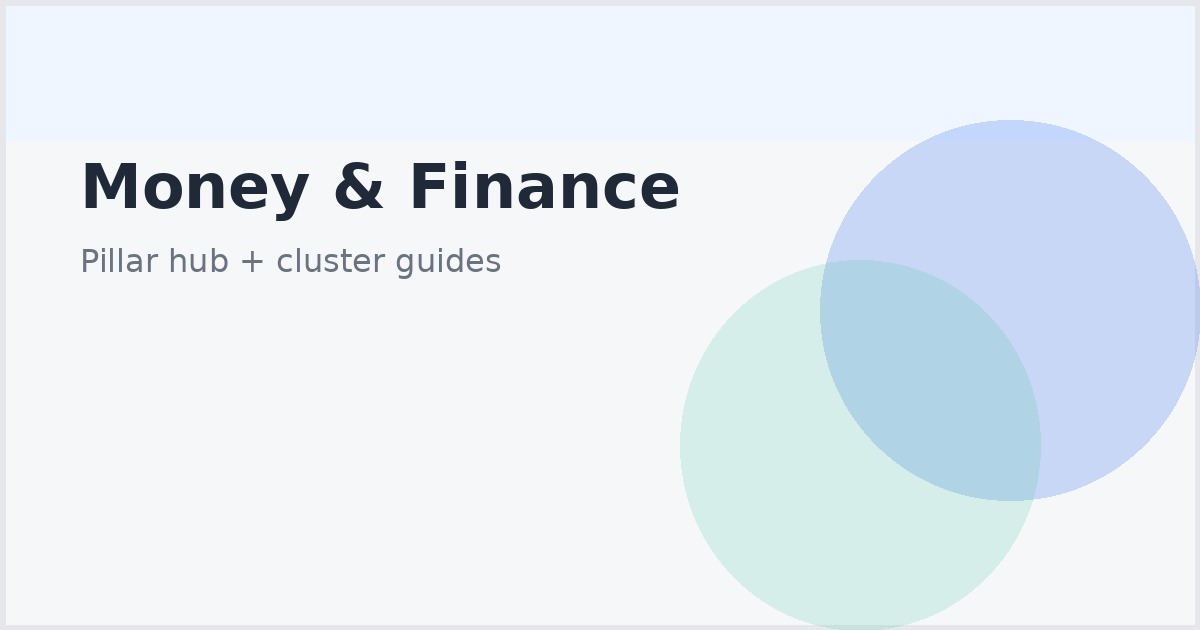 Money and Finance guides